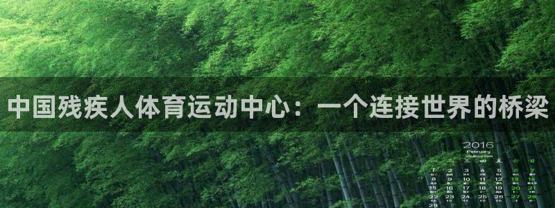 vsport体育官方正版app科技:中国残疾人体育运动中心: